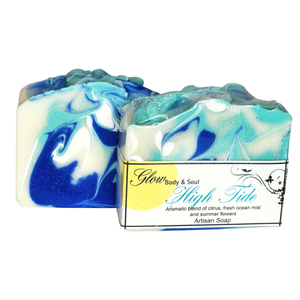 High Tide Aromatic Blend Of Citrus, Fresh Ocean Mist And Summer Flowere Artisan Soap 1 Pc