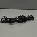 Terviiix Pencil Flat Iron for Edges & Short Hair, 3/10 Inch Small Hair Straightener for Men, Ceramic Mini Flat Iron for Pixie & Beard, 15s Fast Heat up, Dual Voltage, Auto Shut Off (Black)