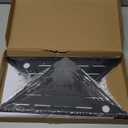 10" Corner Shower Shelves, 2-Pack Matte Black 304 Stainless Steel Shower Shelf with Razor Hole, Rustproof Shower Shelf for Inside Shower, Modern Shelves for Tile Walls, Bathroom Organizer (Black)