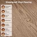 INMOZATA 36 Pack Peel and Stick Floor Tile Waterproof Vinyl Plank Flooring