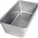 2 USA Pan Bakeware Seamless Nonstick Standard Bread Loaf Pan, 8 x 4.5 x 2.75