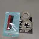 (2-Pack) Wrapping Paper Cutter & Tape Dispenser Dual Use with 4 Tapes，2 Replace Blades Kit for Christmas Gift Wrap Cutter Tool Paper Roll Holder Tube Sliding Slicing for Birthday Holiday.