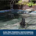 Superior Pump 92392 Pool Cover Pump, 1/4 HP