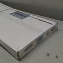 Cat Door for Window, Aluminum Cat Door Window Insert with 4 Secure Lock Modes, Magnectic Closure for Cats, Fit Window Width 32"-36", White