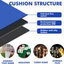 2 x Mahjong Mat for Table,Mahjong Table Mat,Noise Reduction Non-Slip 31.5 * 31.5 Inch Mah Jong Mat for Table,Mahjong Gifts,Mahjong Accessories,Aslo for Card Games/Tile Games/Dominoes