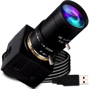 ELP 5-50mm Varifocal Lens 1080P USB Camera with H.264 High Definition Sony IMX323 Webcam for Android Linux Windows Industrial Video
