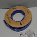 1 IN x 50 FT Pool Backwash Hose, Heavy Duty Flat Discharge Hose, Weather and Burst Resistant, Best Pool Hoses for Inground Pools, Pool Filter Hose & Pool Drain Hose