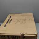 BestOffice | Ergonomic Office Chair | Mid-Back Swivel Desk Chair | Breathable Backrest & Lumbar Support | Adjustable Height | Sponge Seat | Rolling Wheels | Dark Black | for Adults & Women