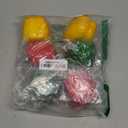 Lorigun Artificial Bell Peppers Fake Veggie Colorful Bell Peppers for Decoration, Decorative Vegetables, Red Green Yellow Bell Peppers 6Pcs (Each Color 2Pcs)