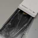 Acrylic Tilted Computer Keyboard Stand for Ergonomic Typing, Keyboard Tray Holder with Silicone Non-Slip Case, Black (17"x5.5"x1.5"H Full Size-BLACK)