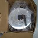 OVENTE French Press Coffee Maker 34 Ounce with Heat Resistant Borosilicate Glass, Stainless Steel Design and 4-Level Filter System, Portable Cold Brewer Pot for Travel, Camping or Gift, Silver FSD34P