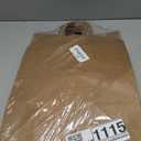 BagDream 10x6 3/4x12 50Pcs Brown Paper Bags with Handles, Kraft Shopping Merchandise Retail To Go Bags for Takeout Containers, Wider-gusset Recycled Paper Gift Sacks Bulk