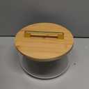 Large Salad Bowl, 8 Inch Trifle Bowl Glass with Sealed Lid, Versatile Mixing and Serving Bowl for Laying Ice Cream,Cake,Cupcake,Salad,Fruit,Baking,Dessert and Party Diy, Microwave Safe