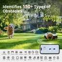 Segway Navimow i105N Robot Lawn Mower Perimeter Wire Free 1/8 Acre RTK+Vision Robotic Lawnmower, AI-Assisted Mapping, Virtual Boundary, APP Control, 58dB(A) Quiet, Multi-Zone Management