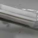 Yaocom 2 Strip White 32 Inch Vinyl U-Shape Door Bottom Seal, Slide on Weatherstrip Interior Door Bottom to Block Light and Reduce Noise Fits 32 x 1-3/8 Doors, Fills 1/2 1-1/2 Gaps