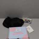 Black Wig with Bangs for Women 24 Inch Long Straight Black Wigs Synthetic Heat Resistant Wig for Daily Party Use