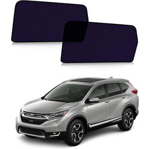 CRV Window Shades 2017-2022, 2PCS Static Cling Sun Shades | Custom Fit, Heat & UV Protection, Easy Installation & Removal, Enhanced Privacy
