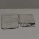 FLXXIE Pillow Cases Standard Size, Soft Microfiber Pillow Covers with Envelope Closure, Wrinkle, Stain Resistant Pillowcases, 2 Piece Set, 20x26, Smoky Grey