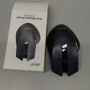 acer Wireless Mouse for Laptop, 2.4GHz Computer Mouse 3 Adjustable DPI Office Cordless USB Mice with USBA Receiver, 6 Buttons, 1600 DPI, Medium to Large Sized Hands Compatible with PC, Laptop, Desktop (Black)