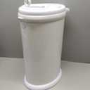 Ubbi Steel Diaper Pail, Odor Locking, No Special Bag Required, Award-Winning, Registry Must-Have, White