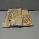 2 x Pack of 35 Paper Bread Bags for Homemade Bread, Paper Bakery Bag for Baked Food Packaging Storage, Large Kraft Paper Bread Loaf Bag with Window Label Seal Sticker included Pack of 35,12.5x8.3x4 Inches