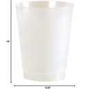 Frost-Flex Plastic Drinking Cup, 10-Ounce, Frosted (500-Count)