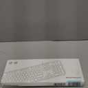 Large Print Keyboard, USB Wired Computer Keyboard with Retro Keycaps, Numeric Keypad and Media Hotkey for Office Desktop PC Laptop and Windows 7 8 10 11 (Blue Colorful)