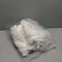 DEELAND Pack of 2,Double-Sided Faux Fur Plush Decorative Throw Pillow Covers Fuzzy Striped Soft Pillowcase Cushion Covers for Sofa Couch Bedroom (Cream White)