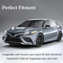 Front Lip Compatible with Toyota Camry Sport [SE,XSE,Hybrid SE,Hybrid XSE,TRD,SE Nightshade] 2021 2022 2023 Front Bumper Lip