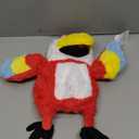 okegztoa Puppets Parrot Hand Puppet,13.8" Animal Puppets Hand Puppets Bird Stuffed Animal Hand Puppets for Kids with Movable Mouth,Puppet Plush Multi-Color Toys Bird Puppet Role Play Teaching(Red)