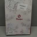 Hasipu 10-inch Lighted Makeup Mirror with Magnification, Rechargeable 3000 mAh Vanity Mirror with Lights, Desk Mirror with Dimmable Brightness, 3 Lighting Modes, Height Adjustment, Nickel (5"L x 18"W)