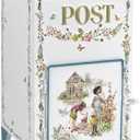 Vintage Wedding Mailbox Metal Post Box Mailboxes Decorative Card Box with Slot Rustic Mail Box Gift Card Box for Party Reception Birthday Baby Shower Decor