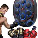 Shroop Music Boxing Machine for Adults & Kids — Wall-Mounted Interactive Bluetooth Punch Trainer, High-Sensitivity, Rhythm Adaptation, 6/8 Targets, Ideal for Home, Office, and Gym Use
