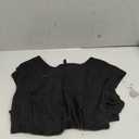 BTFBM Womens Tops Going Out Casual Loose Fit Summer Basic Tees 2026 V Neck T Shirts Trendy Blouse (Black, XL)