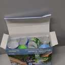 JOYIN 2 Kids Bubble Guns with 4 Bottles Solution, Automatic Bubble Machine Gun with 8 Holes for Kids, Adults, Summer Toys, Easter Basket Stuffers, Birthday Gift, Party Favors (Green, Blue)