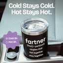 KLUBI Gift for Husband Fartner Cup Couples That Fart Together Stay Together 20oz Fartner Mug Funny Gifts for Him Boyfriend Anniversary - Gifts for 2 Year Anniversary for Him Last Minute Gift for Him