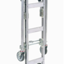 Aluminum Hand Truck Loop Handle, Semi-Pneumatic Wheels