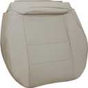 NLQR Front Driver Bottom Replacement Seat Cover Ivory Microfiber Leather Compatible with Mercedes Benz C250 C300 C350 2008-2014, Compatible with Mercedes Benz GLK250 GLK280 GLK300 GLK350 2008-2015