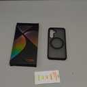 TORRAS Magnetic Shockproof for Samsung Galaxy S25 Case, Fit for MagSafe, 4X Military Grade Protection, Translucent Hard Back Slim Case for Samsung S25 Case, Anti-Fingerprint Anti-Scratch, Black