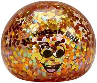 Rite Lite Squish Matzah Ball Squeeze Passover Gift with Glitter Pesach Seder Fun & Educational Haggadah Playful Learning Jewish Holiday Party Goodie Bag Favors Hours of Fun!