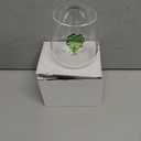 2 Pcs 3D St. Patrick's Day Four-leaf Clover Stemless Wine Glass 18 oz Drinking Glasses Cup With Four-leaf Clover for Irish Dinner Party Birthday Holiday