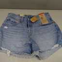 Levi's Women's 501 Curve Short (Blue)
