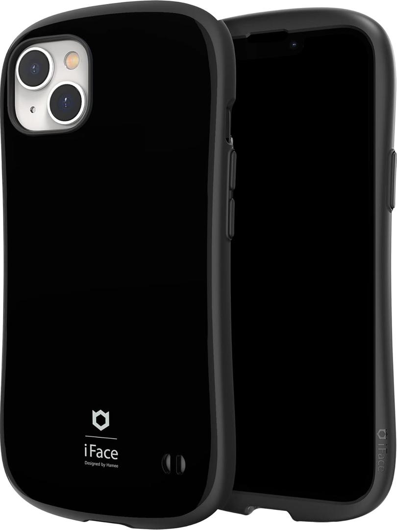 iFace First Class Designed for iPhone 14 Plus Case (6.7")  Cute Shockproof Protective Dual Layer [Hard Shell + Bumper] Phone Cover for Girls, Women [Drop Tested] - Black