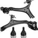 Front Lower Control Arm Fit for Honda Accord 2013 2014 2015 2016 2017 K642509 K642517 K500315 + 2 Ball Joint - 4 Set Suspension Kit