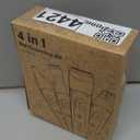 SUPRENT Dog Grooming Kit, 4 in 1 Dog Clippers for Grooming Supplies, Cordless Electric Pet Nail Grinder Cat Paw Trimmer Professional Long Hair Shaver Set for Cat Matted Hair and Small Dogs Thick Coats (Green)