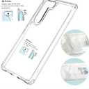 Unov Case Compatible with Galaxy S22 Case Magnetic Clear with Design Compatible with MagSafe Slim Protective Soft TPU Bumper with Hard PC Back Embossed Pattern (Rose Bouquet)