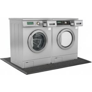 Nuanchu 10mm x 59 x 36in Extra Large and Thick Mat for Under Washer and Dryer, Waterproof Floor Pad, Laundry Machine Non-Slip Shockproof Pad for Floor Protection, Shock Absorbing, Noise Reducing