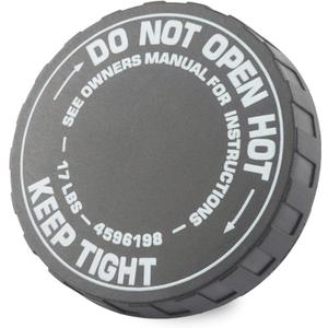 Radiator Cap, Replace 4596198 Compatible with Chrysler Dodge Jeep - 300 PT Cruiser, Avenger Challenger Charger Journey Magnum Ram, Commander Compass Grand Cherokee Liberty Patriot Wrangler, More