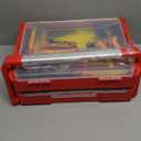 10 PCS Insulated Screwdriver and Pliers Set, 1000V Insulated Electrician Tool Set with 6 Phillips & Slotted Screwdrivers, 4 Insulated Pliers and 2 Stackable Tool Box