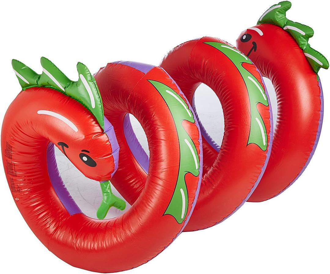 Swimline Two Headed Curly Serpent Pool Float